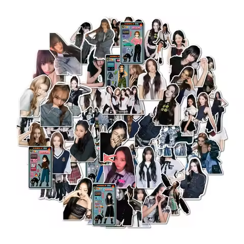 55pcs MEOVV Album BURNING UP Stickers HD Printing Matte Film Waterproof Stickers Anna Narin Gawon Fa