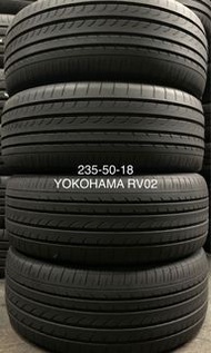 235-50-18 YOKOHAMA RV02 一套 包裝戥