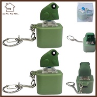 YELGIRL Croaking Frog Keychain, Rechargeable Stress Relief Frog Croaking Fidget Toy, Pass The Time S