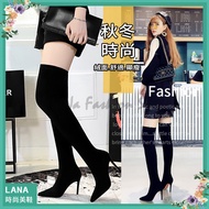 Slimmer Look Over Knee Boots|LANA 2 Styles Over-The-Knee Boots Winter Women's Stiletto Heel High 9.5
