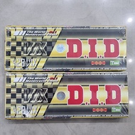 Yellow Slug Rubber Seal DID 428VIX SEALED CHAIN GOLD T-ring 124L 132L Genuine DID Thailand