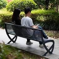 Outdoor Iron Park Chair Outdoor Park Bench Bench Leisure Seat Bench Chair Small Area Landscape Bench