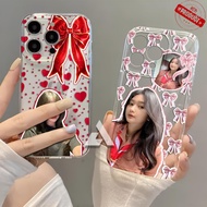 CUSTOM PHOTO CASE FOR INFINIX SMART 10 SPARK GO 2 - cute red ribbon Motif new - NF123 CUSTOM PHOTO -