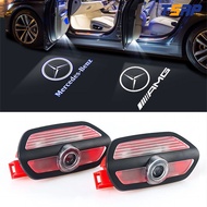 2Pcs LED Car Door Welcome Light Ghost Shadow Lamp For Mercedes Benz 2014-2020 W222 S Class MABACH S3