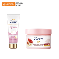 Combo Smoothie Tẩy Da Chết Dove Hỗ Trợ Chăm Da Sáng Mịn 298gr & Serum Dưỡng Sáng Ngăn Mùi Dove Dành