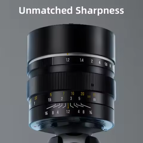 7artisans MF 50mm F1.2 APS-C Frame Prime Mirrorless Camera Lens for Humanities Photography with Sony