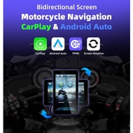 M15 5 inch Digital Motorcycle Dashboard Motorcycle Navigation Rotatable Screen Wireless CarPlay Andr
