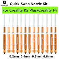 For Creality K2 Plus Nozzle Creality Hi Parts Combo Quick-Swap Nozzle Kit All-metal K2 Plus Hotend 3