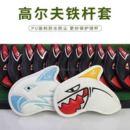 Golf Iron Cover Shark Style Eagle Style Embroidered Club Protective Cover golf Iron Cap Cover Velcro