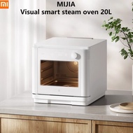 Xiaomi Visual Intelligent Steaming Oven 20L Mijia Steaming Box MKX04M Smart Fryer Oven Household Desktop Mi Home steam oven Air Drying Steaming Oven Steamer Baking tray Steaming Grilling Frying Oven air dryer electric grill gift air oven toaster roaster