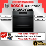 【Free Shipping + Free Install】Bosch Series 6 | HJG852YG0K | 76L | Built-In Air Fry Oven | Touch Cont