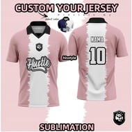 Retro Jersey Custom Name  Class Shirt Unisex Baju T Shirt Berkolar Lelaki Perempuan Budak Plus Size 