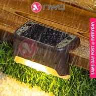 《 𝗟 𝗦𝗛𝗔𝗣𝗘 》IPX5 Waterproof Deck LED Solar Light Path Outdoor Garden Fence Lamp Lampu 户外太阳能灯 NWD