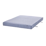 IKEA VADSÖ Sprung mattress, extra firm/light blue 150x200cm