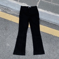 [Real Photo] [Genuine] Black Flare Jeans Flare Jeans