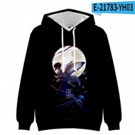 New Black Anime Hoodies Demon Slayer Hoodie Cartoon Pullovers