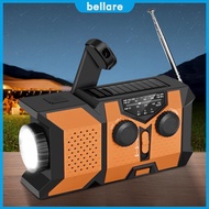 ✿24H✿ Hand Crank Emergency Radio Solar Powered Radio Solar Radio for Emergency/Home