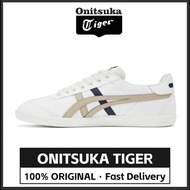 【100% Original 】Onitsuka Tiger TOKUTEN White Blue 1183A862-111 Low Top Unisex Sneakers
