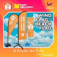 WIND FLAG, BEACH FLAG, MINI WIND FLAG (BRING YOUR IDEAS TO LIFE)