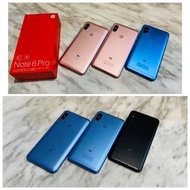 🌈請勿盜圖🌈二手機 台灣版Xiaomi 紅米 小米Note6pro (64GB 6.26吋 雙卡雙待）