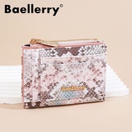 Snake Print Niche Zero Ladies Multi-Bag Wallet Card Female Card Slot Zipper Wallet Short Style 4BM7