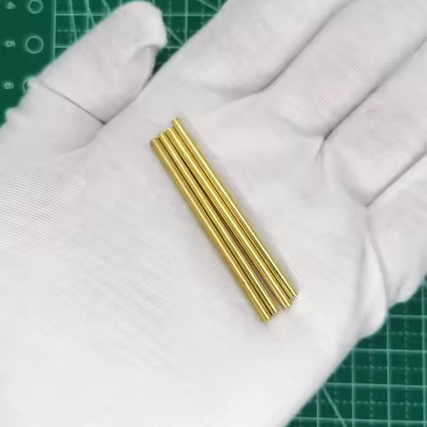 1 Set 4 Pcs Brass Rod 2.5mm Diameter x2, 2.2mm Diameter x2 for 91mm Victorinox Swiss Army Knife