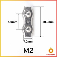 Cozy กิ๊ปล็อคลวดสลิงคู่ สแตนเลส 304 สแตนเลสเชือกลวดคู่ ตัวยึดสลิง กิ๊บล็อค Cable Clips