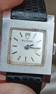 Antique TUDOR 18mm女裝上鏈錶配勞力士rolex蛇皮錶帶 in good working condition