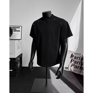 STA GTAL Deconstruction Stitching Rivet Design Short-Sleeved Men Summer American Heavy boxy Shoulder