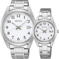 SEIKO精工 CS 城市情侶手錶 對錶 6N52-00F0S+6N22-00P0S(SUR459P1+SUR465P1)