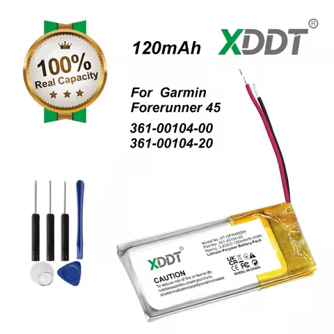 Replacement Battery 361-00104-20 361-00104-00 For Garmin Forerunner 45 Swim2 361-00104-00 Rechargeab