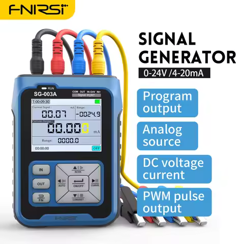 FNIRSI SG-003A 0-10V Adjustable Current Voltage Simulator 4-20mA Signal Generator Sources transmitte