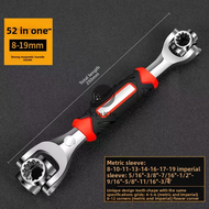 52 In 1 Socket Wrench Multifunction Universal Wrench 360 Degree Revolving Spanner