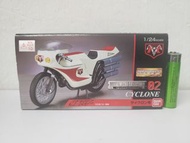 ＜不議價＞ 2000 Bandai Masked Rider Kamen 幪面超人 1/24 HG Metal mecha collection 系列 2 Cyclone 旋風號 合金 電單車 一款