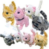 Ready Stock 😻🐈🐈‍⬛ Cat Interaction Doll moving, Meow - Meow Sounds & Moves Like A Real Cat Patung Kuc