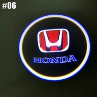 1 Cái Không Dây LED Cửa Xe Chào Mừng Logo Ánh Sáng Cho BMW Toyota Honda Mitsubishi Ford Mazda SUZUKI