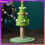 Petery Cat Scratcher Christmas Tree for Indoor Cats Activity Toys