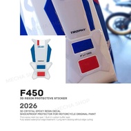 For F 450 GS F450GS 2026 Trophy Protection Tank Pad 3D Stickers