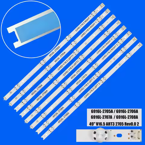 LED backlight strip for 49LH513V 49LW340C 49LW340H 49LW55S 49LW541H 49LJ510M 49LX300C 49 V16.5 ART3