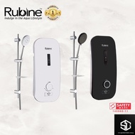 Rubine Electric Instant Water Heater No Pump + 3 Functions Shower Set RWH-1388B/RWH-1388W