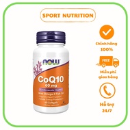 NOW CoQ10 60 mg with Omega 3 Fish Oil - a pill that helps support cardiovascular health and anti-agi