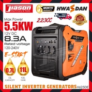 HWASDAN H6250IE 223CC Gasoline Silent Inverter Generator 5.5kW