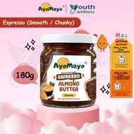 AyoMayo Espresso Coffee Almond Butter - Low Sugar | Vegan (180g)