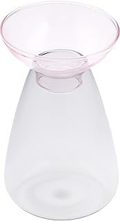 Paseo EW-24 Glass Base for Hydroponics, Clear, Size: Approx. φ3.5 inches (9 cm), H1.8 inches (4.5 cm