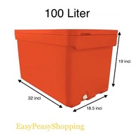 F100Liter Heavy Duty Cooler box/Ice box/Ice bucket/Tong ais/Plastic Ice Tong(READY STOCK)