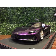 1/18 BBR Ferrari 296 Speciale Viola Hong Accessories P18269F [MGM]