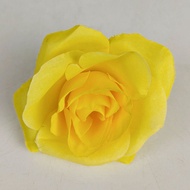 [1 pcs] kuntuman mawar rose - kelopak bunga mawar artificial satuanpcs - kuning