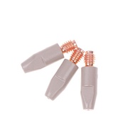 Newsmallbrains 5PCS 24KD New Coating Protection Nozzle 0.8/1.0/1.2mm MIG Torch Contact Nozzle Of 24K