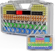 Battery Organizer Storage Case, Battery Storage Holder Organizer Box with Tester - 285 Batteries Dou