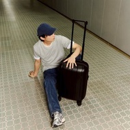 【ITO】CLASSIC NEAT GREY 登機托運旅行行李箱 棕色